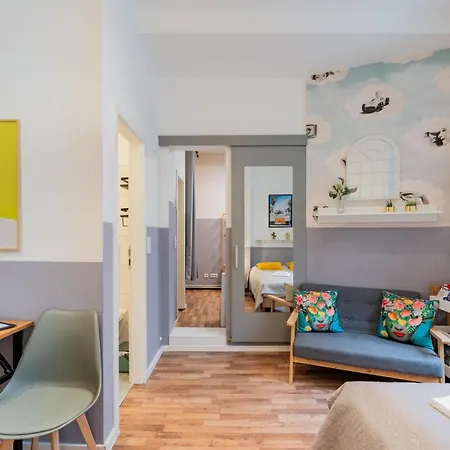 公寓 Retro-apartment Mit Terrasse 柏林